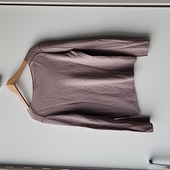 Burberry Brit Inside Out Reversible Fine Knit Print Fully Fashioned Sweater Top - Picture 6 of 8